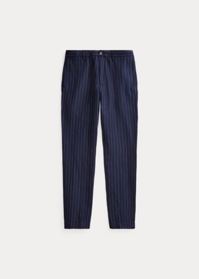 Calças Polo Ralph Lauren Slim Fit Pinstripe Homem 04615-IVUF